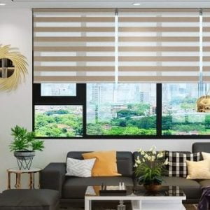 Rèm cầu vồng cửa sổ đẹp cho văn phòng công ty